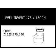 Marley Rubber Ring Joint Level Invert 175 x 150DN - Z1523.175.150